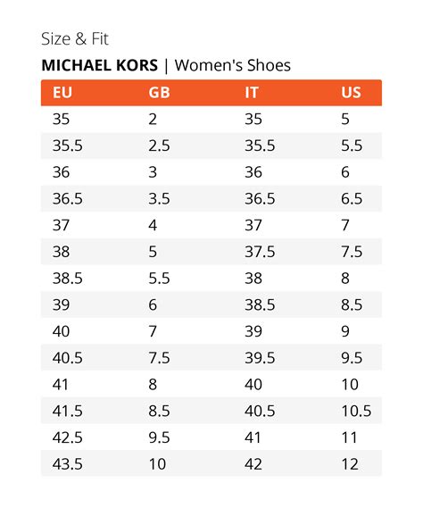 michael kors shoe sizes|More.